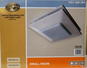 Hampton Bay Quiet 50 Cfm Ceiling Bath Fan With Light Ty 50 L Hd