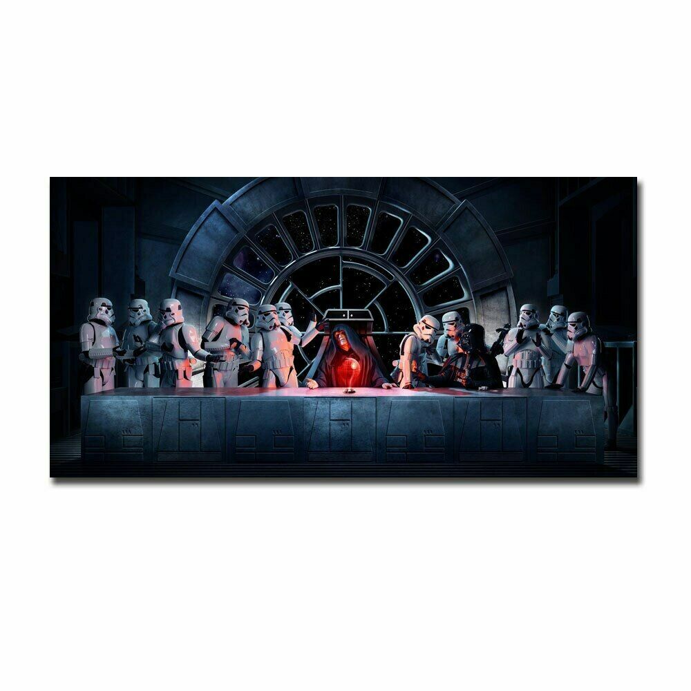 Toile La Cène Star Wars 50x70 cm pour remplacer vos posters froissés