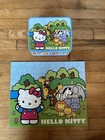 Hello Kitty Zoo Tin Lunch Box w/ Handle 2012 Sanrio includes Puzzle So Cute! — photo 1