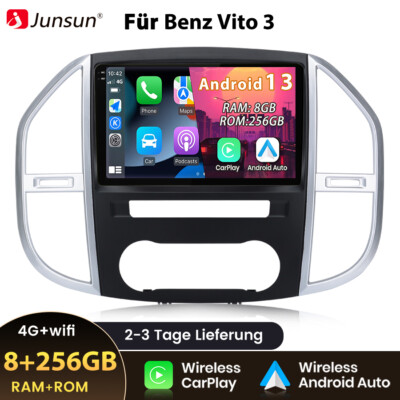 Carplay Android13 Autoradio Für Mercedes Benz Vito W447 14-2020 GPS WIFI 8+256G