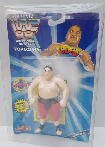 WWF Just Toys Bend-Ems - Yokozuna Mint Protective ...