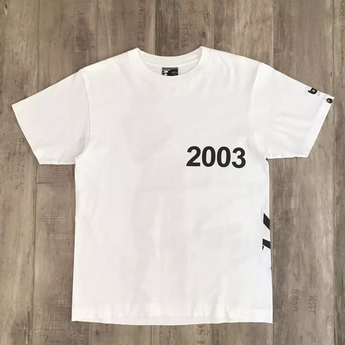 BAPE × futura 2003 Bape gallery limited T-shirt White A Bathing