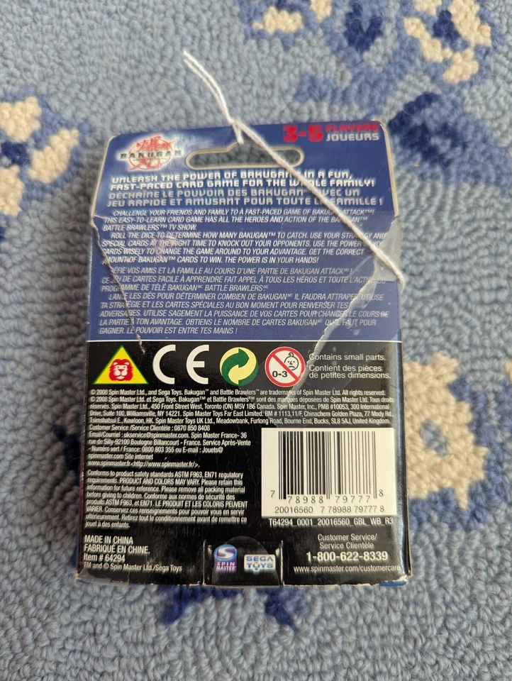 Nuevo Bakugan Juego de Cartas Ataque Batalla Brawlers Nuevo En Caja 56 Cartas 5 Dados Foto 2 de 2
