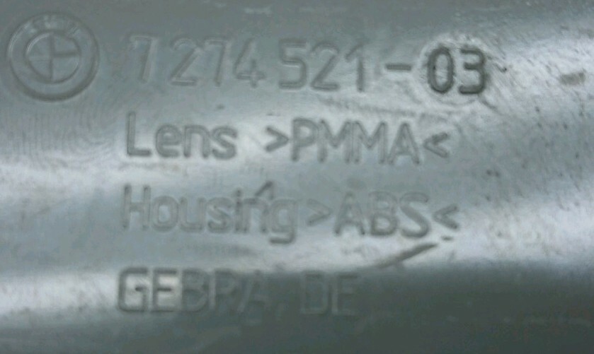 12 14 Bmw 3 Series Lh Front Side Reflector Oem For Sale Online Ebay