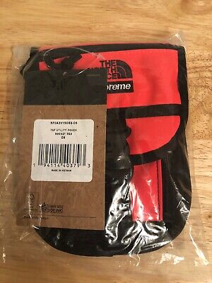 Supreme X The North Face RTG Utility Pouch Bright Red Ss20 for