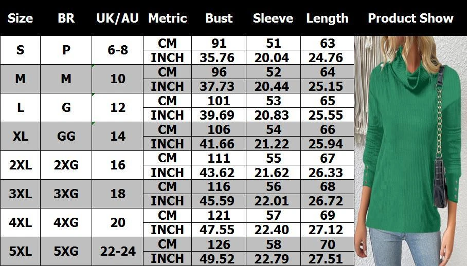 Plus Size Ladies Long Sleeve High Neck Casual Knit Sweater Jumpers