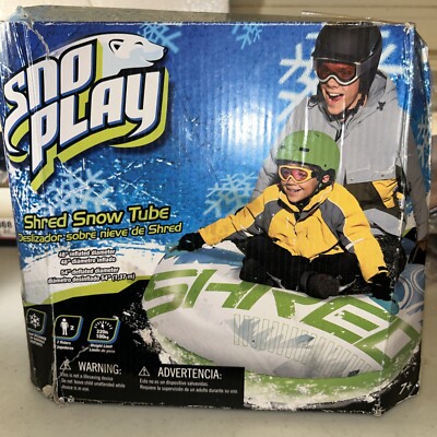 NEW 48  Inflatable Shred Snow Tube Heavy Duty Sturdy 2 Riders Sno Play Toys R Us