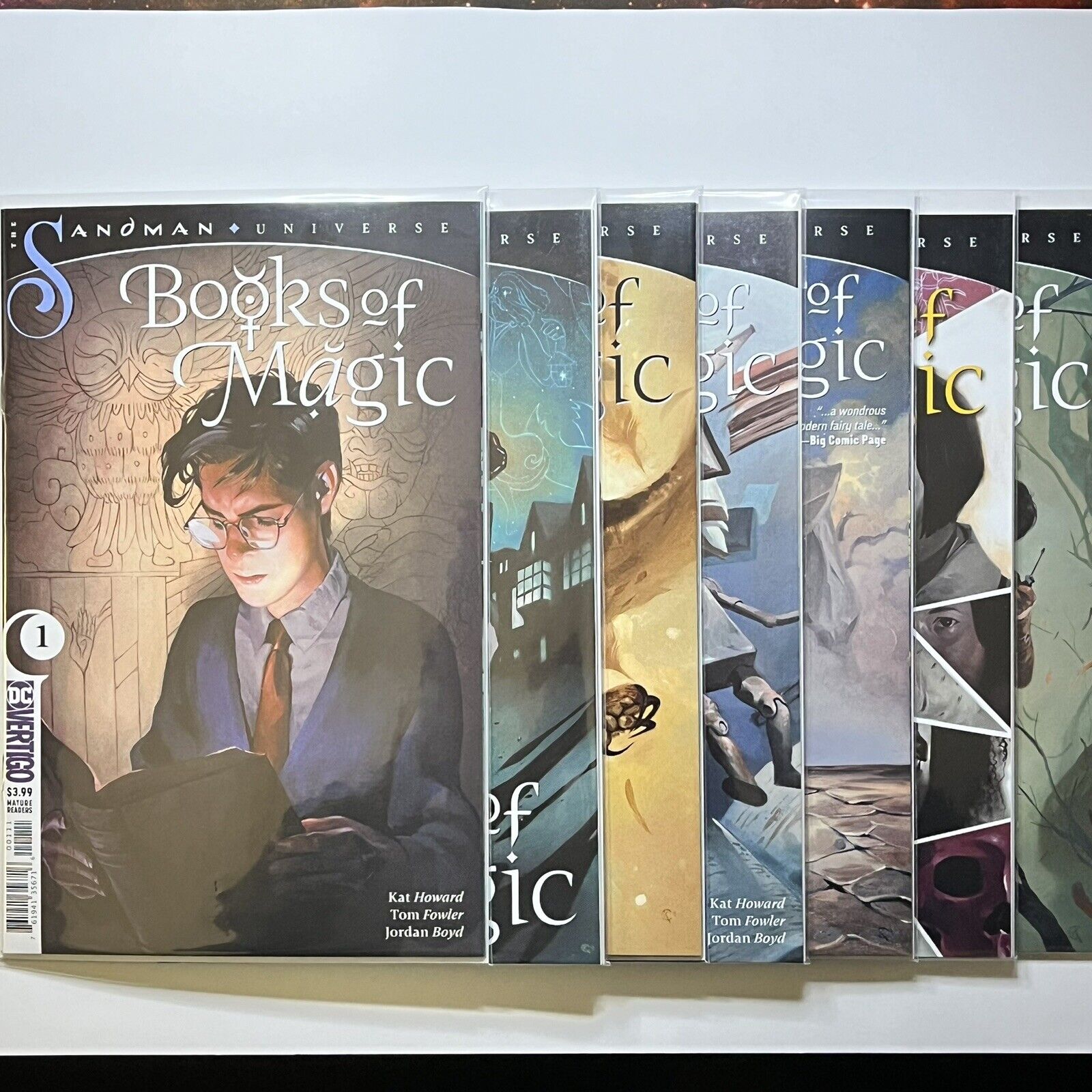Books of Magic 1-7 Lot of Comics - VF/NM Sandman Universe
