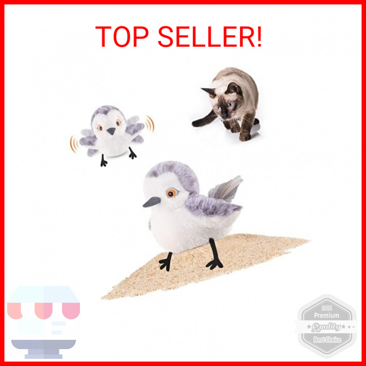 Flying Bird Cat Toy(Not a Flying Bird), Simulated Chirping Bird Cat Toy Flapping Wings, Rechargeable Interactive Flappy Birds, Cats Toys with Feather Tail Flying Bird Cat Toy(Not a Flying Bird), Simulated Chirping Bird Cat Toy Flapping Wings, Rechargeable Interactive Flappy Birds, Cats Toys with Feather Tail