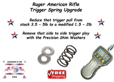 Ruger American Rifle *STANDARD* Reduced Power Trigger Spring & Shims 1.5 lb