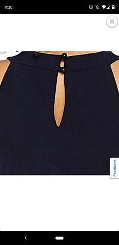 Studio1Sleeveless Maxi Dress~12 Large Woman's Long Maxi Sundress~black & pink - Picture 4 of 11