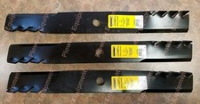 3 - 60" Deck Mulch Blades for John Deere Mower M168223 M163983 TCU18624 TCU18990