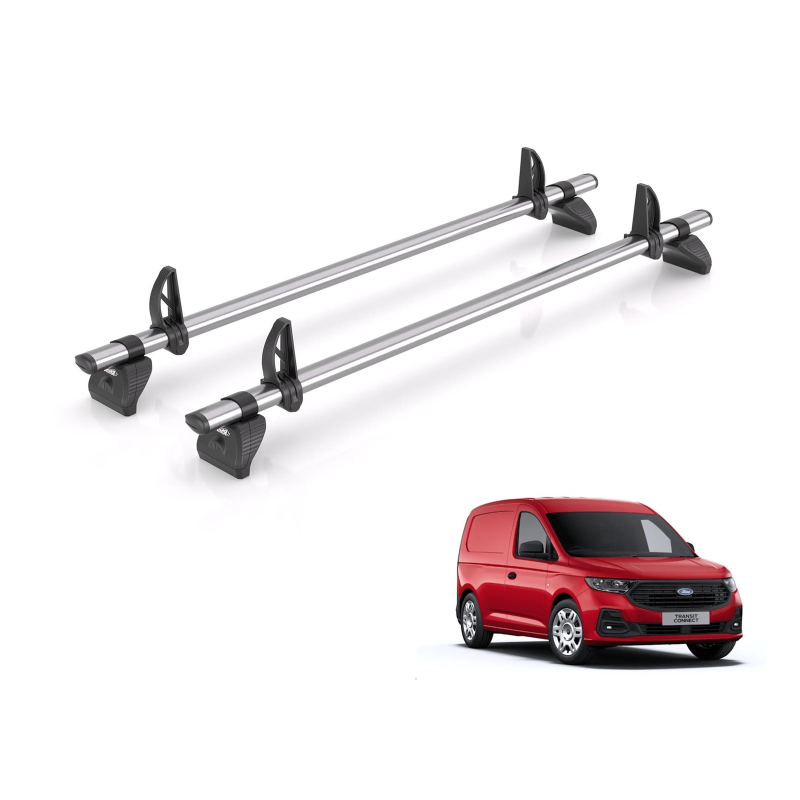 Ford Transit Courier Roof Rack for 2024+ 2x Roof Bars - Rhino Fleet