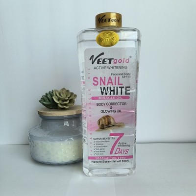 Veet Gold Snail White Miracle Oil. Body Corrector and Glowing 1000ml