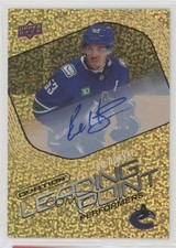 2022-23 Upper Deck Ovation Leading Point Performers Bo Horvat #LPP-19 Auto 0il7