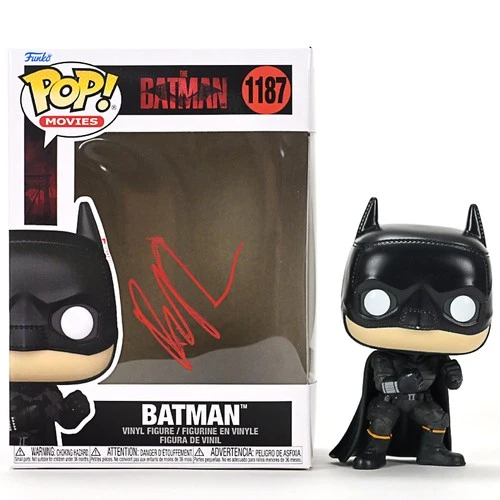 Robert Pattinson Autographed Funko 2022 The Batman #1187 Pop! Vinyl Figure