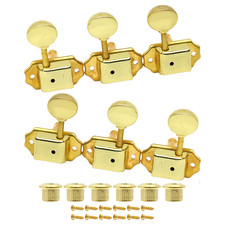3L3R Vintage Electric Guitar Tuning Pegs Machine Heads Gold for LP or Acoustic