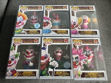 6x Killer Klown bundle: Bibbo, Jumbo, Jojo, Spikey, and Chubby. With protectors.