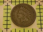 1907 Indian Head Cent Vintage US One Cent Bronze Penny Collectible Coin