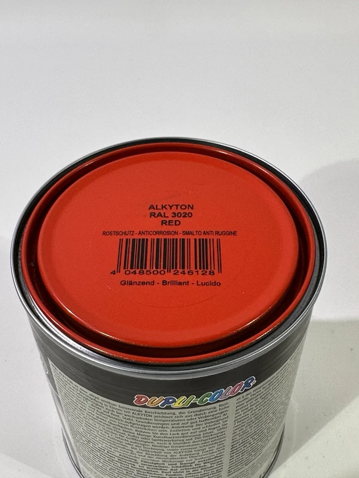 DUPLI COLOR 246128 Alkyton Rostschutz 750 ml RAL 3020  Farbe Lack 4in1 - Bild 2 von 4