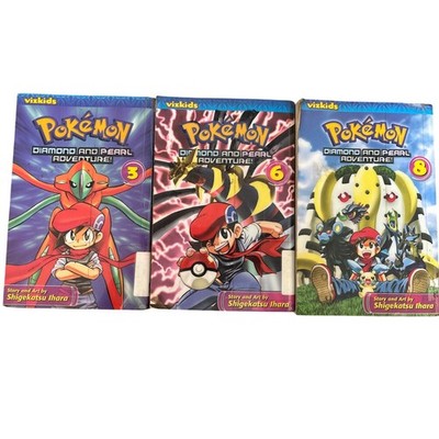 Pokémon diamond & pearl adventure bundle 3/6/8 shigekatsu Ihara 1st/2nd edition