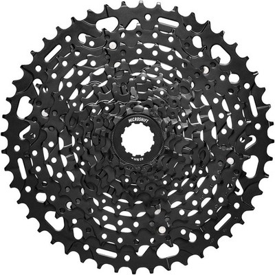 microSHIFT Advent MX H-Series 10-Speed Cassette 11-48t, Black, Alloy Durability