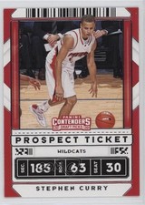 2020 Panini Contenders Draft Picks Variation Prospect Ticket Stephen Curry 9u0
