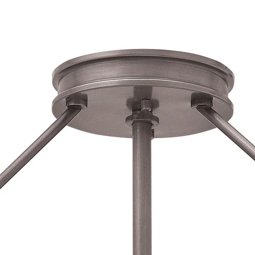 Hinkley Lighting 3381 Collier 3 Light 16-1/2"W Semi-Flush Bowl - Bronze - Picture 4 of 8
