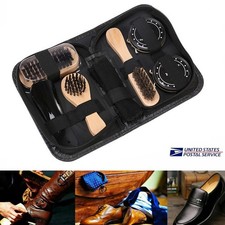Shoe Cleaning Polish Shine Care Kits For Leather Boots Shoes Sneakers Set of 8