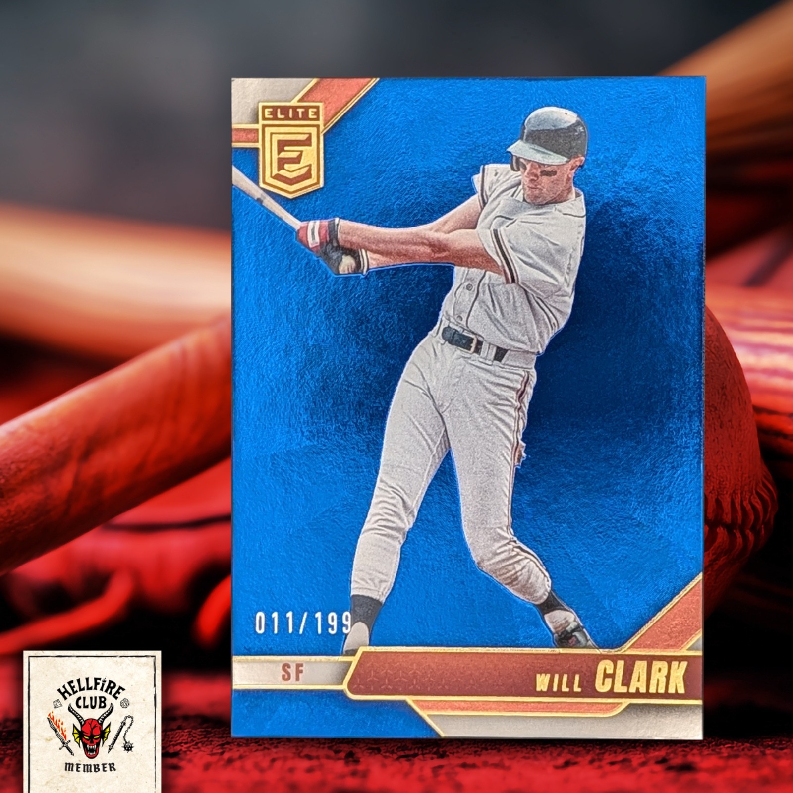 2026 Donruss Elite - /199 Blue - Will Clark #42 Giants
