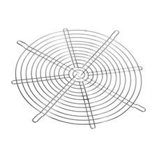 280mm  Fan Finger Grill, Metal Grill Protector Guard, Silver Tone
