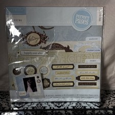 Colorbok "Perfect Pages" Wedding Scrapbooking Page Kit