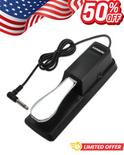 Sustain Pedal for Keyboard Universal, Premium Sustain Pedal, Piano Pedal