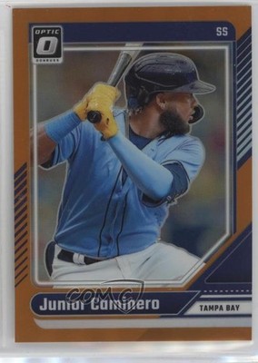 2024 Panini Donruss Optic Orange Prizm /199 Junior Caminero #40 Rookie RC o7m