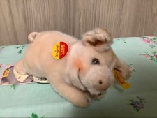 Steiff Kawaii Pig Plush Stuffed Animal With Original Tags from Japan