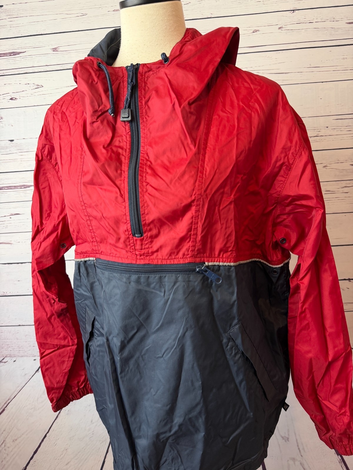 Gap Jacket Windbreaker Packable Small Hoodie Y2K … - image 9