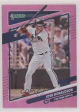 2021 Panini Donruss Variation Holo Pink Josh Donaldson (The Mini-Apple) #79 0lt3