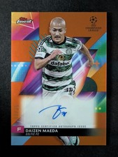 2023-24 Topps Finest DAIZEN MAEDA 7/25 Auto Orange Refractor #A-DM
