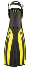 Oceanic Viper 2 Open Heel Fins, Yellow/Black X-Large