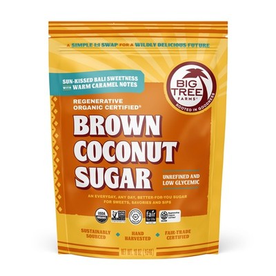 Big Tree Farms Organic Brown Coconut Sugar - Coconut Palm Sugar, Unrefined, F...