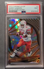 2023 Panini Chronicles Draft Picks - Barry Sanders #2 Revolution Astro OSU PSA 9