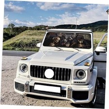 Car Windshield Sun Shade Umbrella Windshield Shade One Size Funny Skull