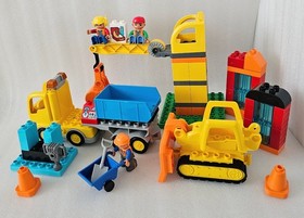 Lego Duplo Set #10813 Big Construction Site 100% Complete All Parts - No Box