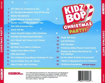 KIDZ BOP CHRISTMAS PARTY! [9/25] * NEW CD