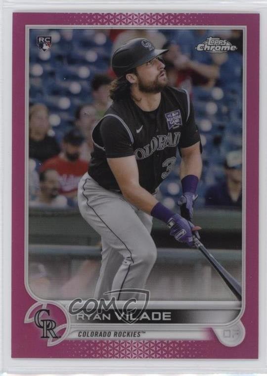 2022 Topps Chrome Pink Refractor Ryan Vilade #85 0w8