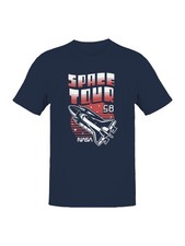 Officially Licensed Nasa Space Tour 58: Shuttle Adventure Men's T-shirt