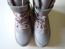 Girls Cat  Jack Size 6 Winter Snow Boots Light Gray Pink New with Tag