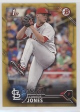 2016 Bowman Draft Draft Picks Gold 49/50 Connor Jones #BD-107 2u3