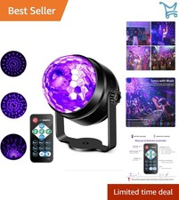 UV Black Lights for Glow Party LED Disco Ball Strobe Light with Remote