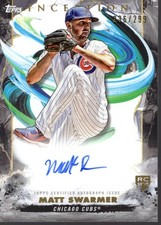 2023 Topps Inception Rookie and Emerging Star Auto BRESMSW Matt Swarmer Auto/299